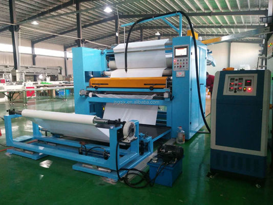 Τύπος συσκευασίας ταινίας PLC Control PUR Hot Melt Glue Laminating Machine για κουρτίνες