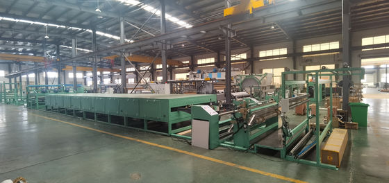 120KW Anti Slip Non Slip Backing Coral Fleece Mat Coating Machine για την κατασκευή χαλιών