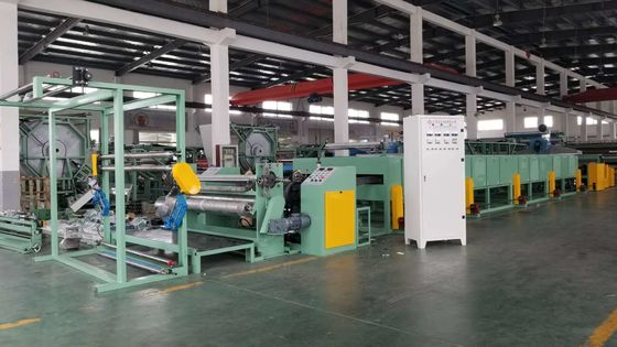 Μέγεθος mm 20150mm*2740mm*2080mm Μηχανή επικαλύψεως με μεταφορά τελών για μη ολισθητικά υφάσματα