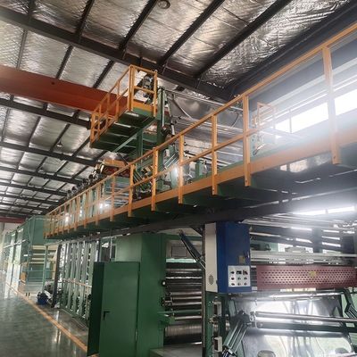 50KW ΑΥΤΟΜΑΤΙΚΟ Σφουγγάρι Σφουγγάρι Φωτιά Φλόγα Λαμινιστική Μηχανή για το χαλί Φτιάχνοντας μέχρι 1800m