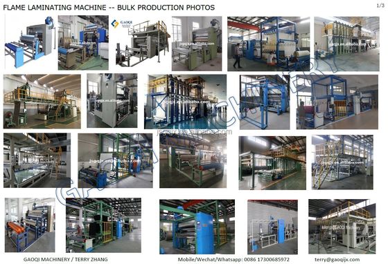 Μηχανή λαμινοποίησης με φλόγα για χαλί 5-45M/MIN Ταχύτητα Υπηρεσία μετά την πώληση παρέχεται online