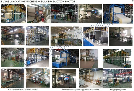 Μηχανή λαμινοποίησης με φλόγα για χαλί 5-45M/MIN Ταχύτητα Υπηρεσία μετά την πώληση παρέχεται online