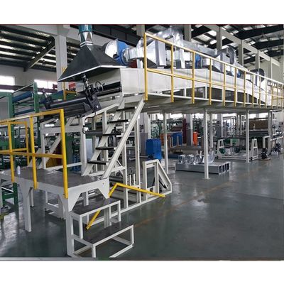 18500mm*3000mm*4550mm Μηχανή στρώσης ταινιών BOPP PET για ρούχα με κόλλα σε βάση νερού