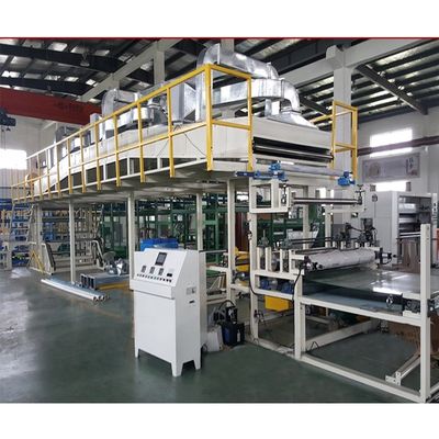 18500mm*3000mm*4550mm Μηχανή στρώσης ταινιών BOPP PET για ρούχα με κόλλα σε βάση νερού